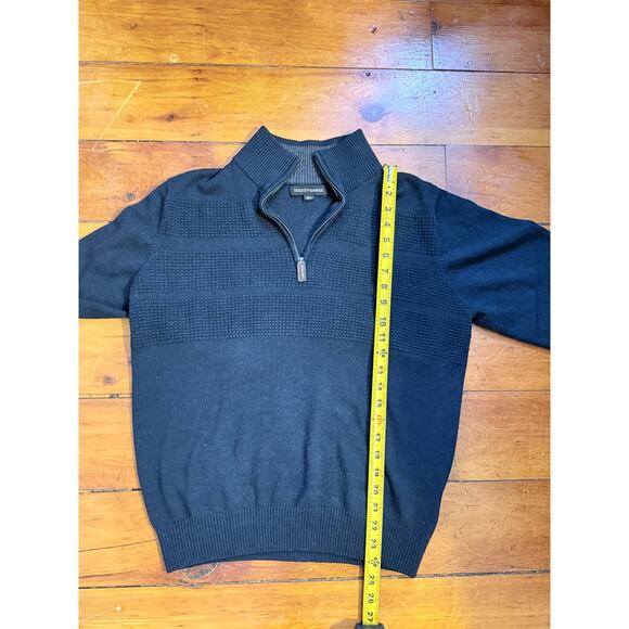 Men’s Tricots St Raphael Blue 1/4 Zip Sweater Size Large - Picture 5 of 7